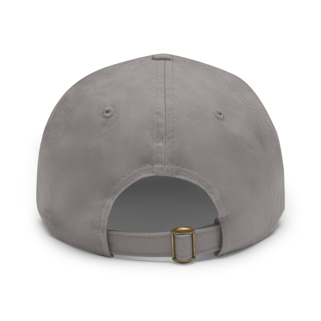 Octopus Leather Patch Dad Hat — "Wild Sea Seafoods" Round Patch Cap