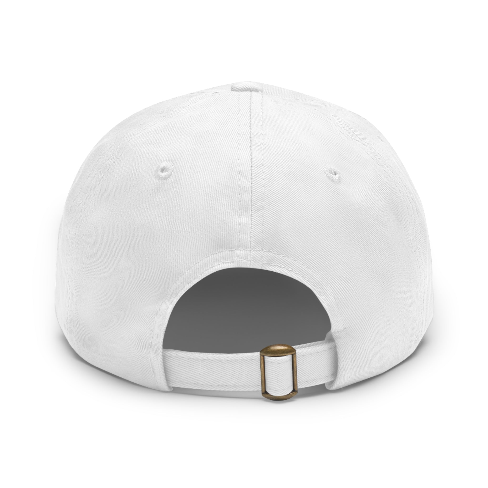 Octopus Leather Patch Dad Hat — "Wild Sea Seafoods" Round Patch Cap