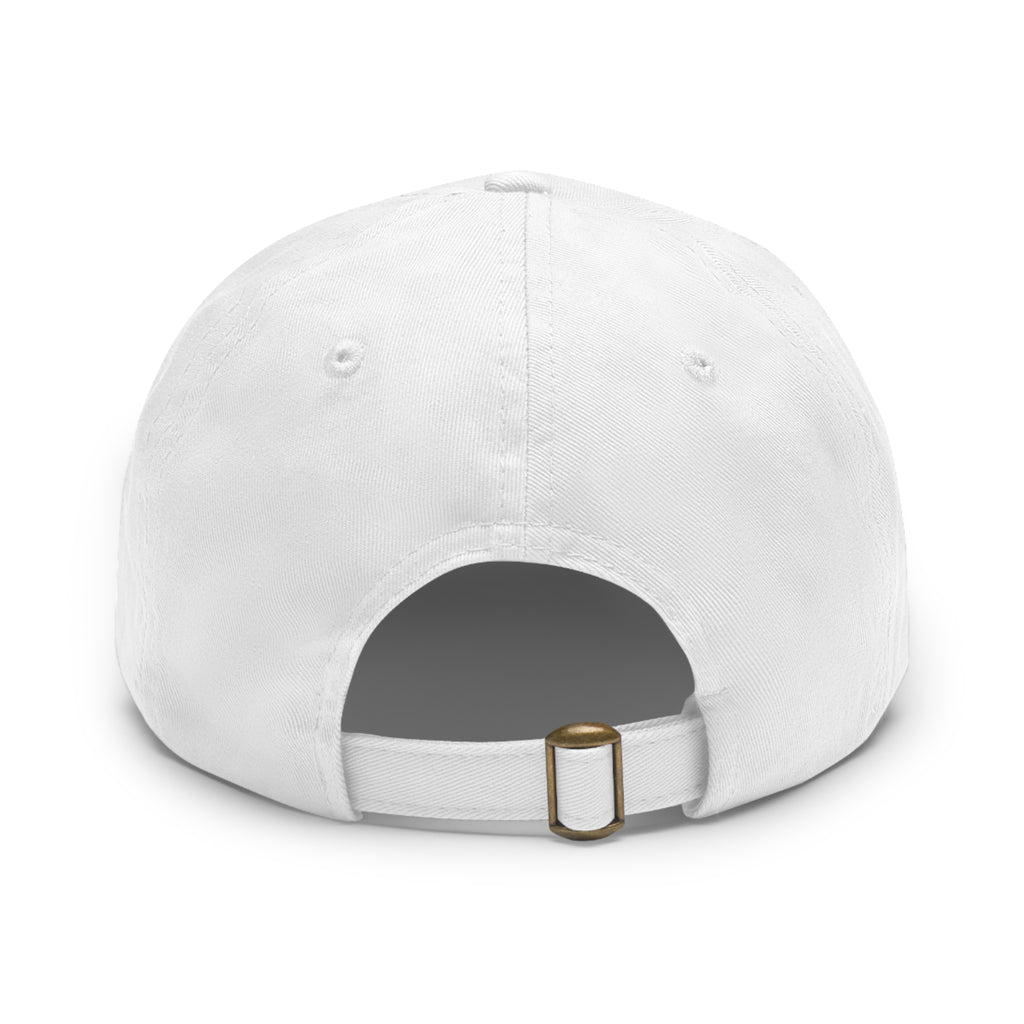 Octopus Leather Patch Dad Hat — "Wild Sea Seafoods" Round Patch Cap
