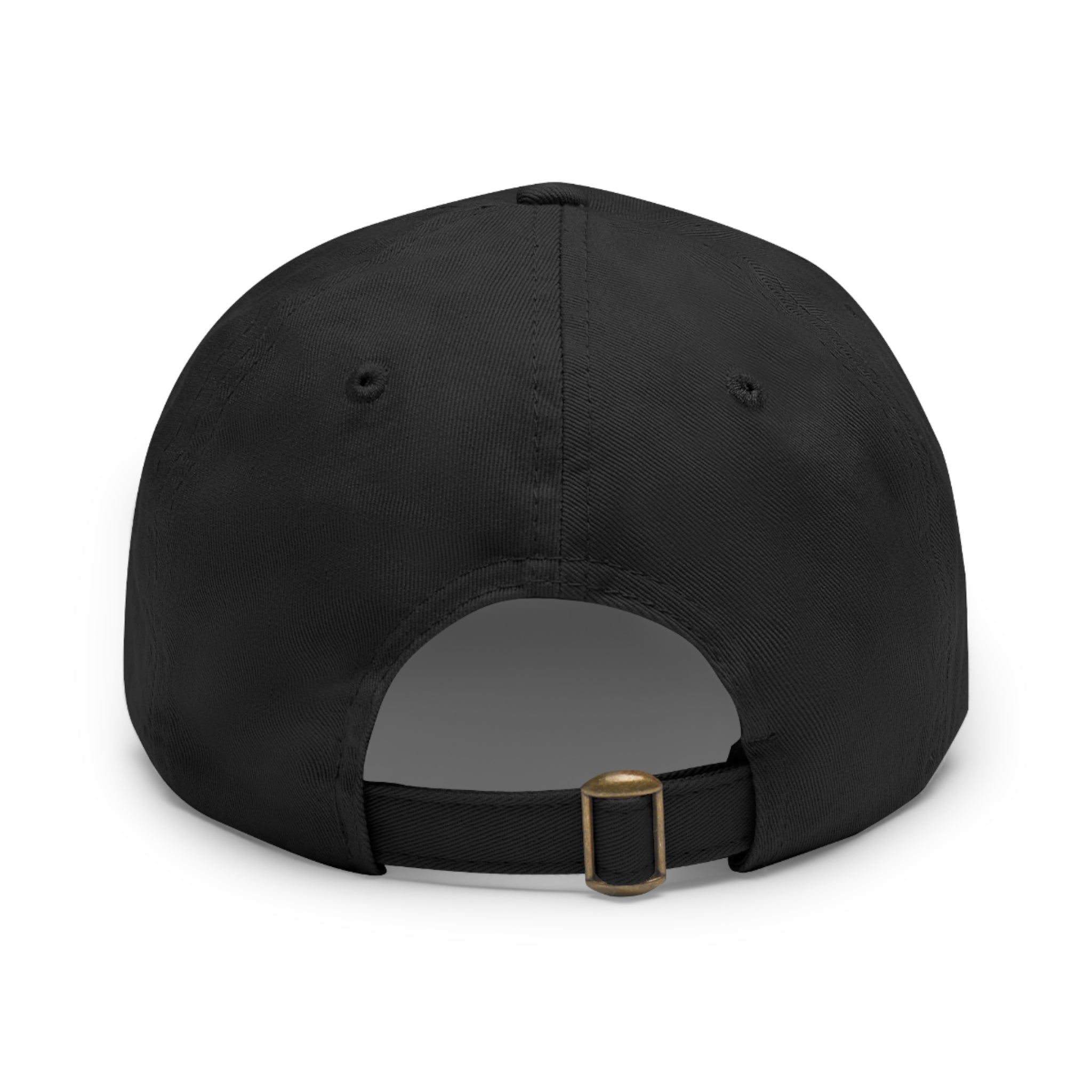 Octopus Leather Patch Dad Hat — "Wild Sea Seafoods" Round Patch Cap