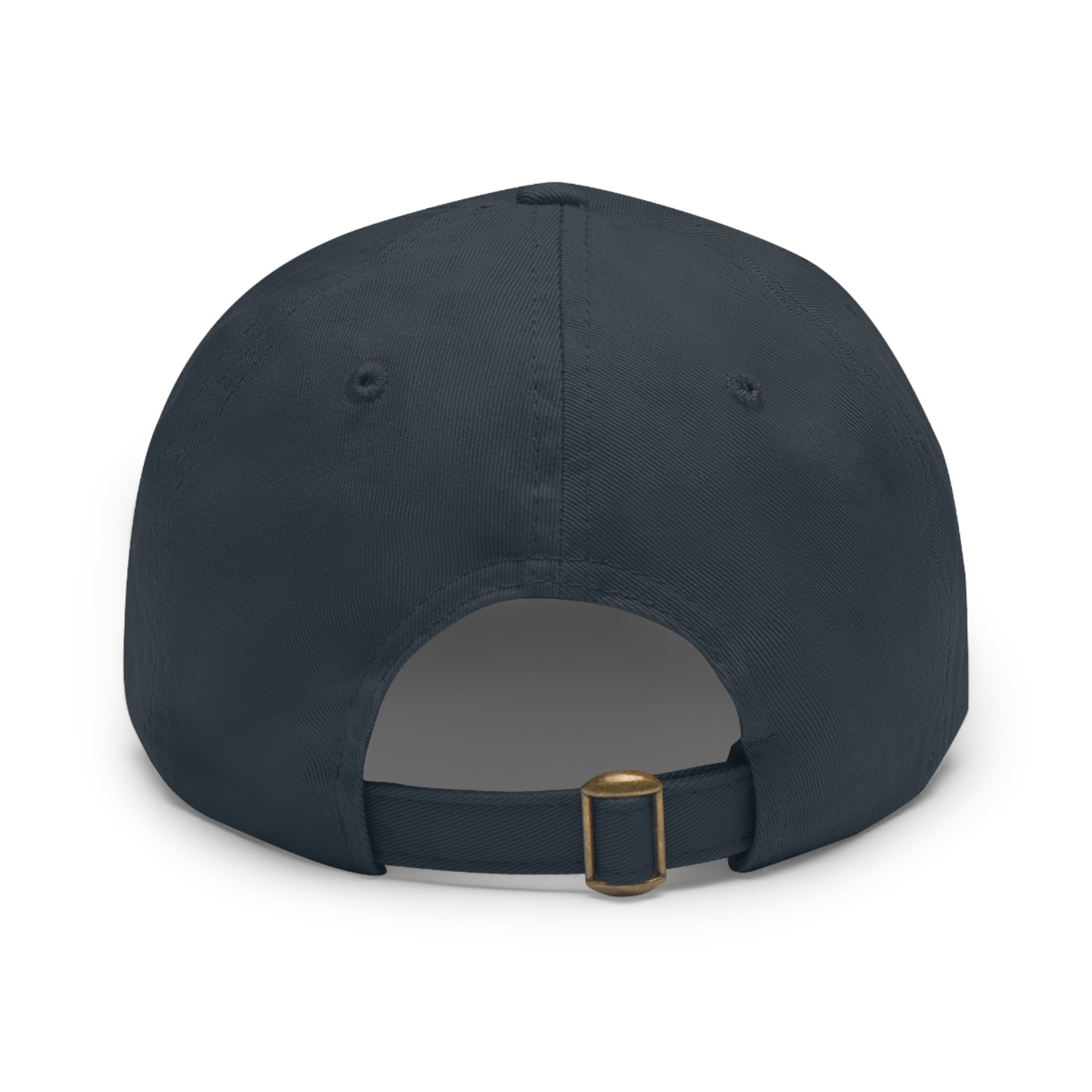 Octopus Leather Patch Dad Hat — "Wild Sea Seafoods" Round Patch Cap